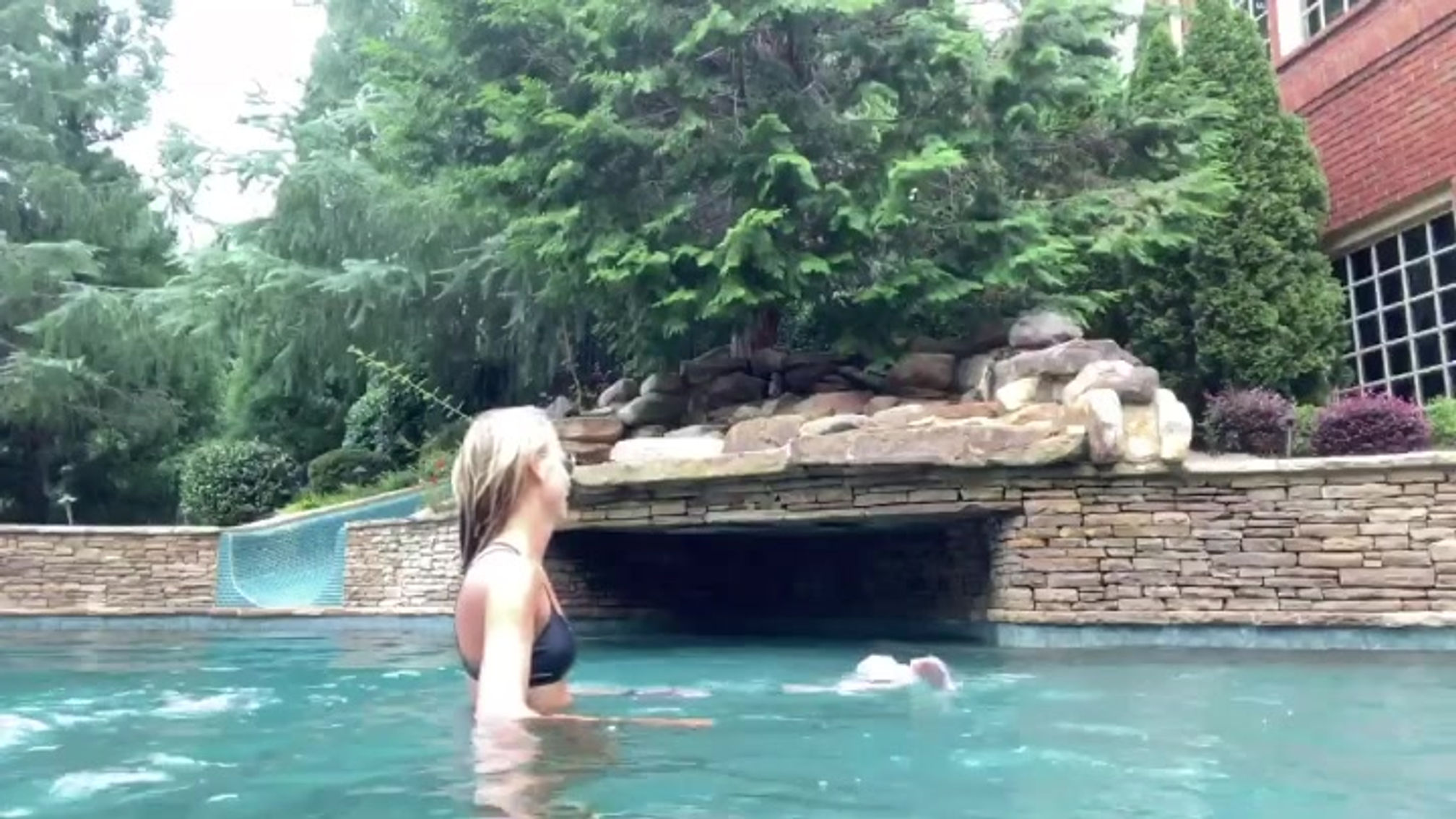Two year old check off swim.